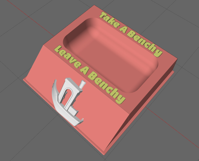 Take-a-Benchy Leave-a-Benchy Tray