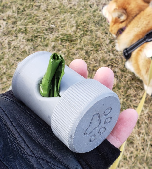 Tough Strong Dog Bag Dispenser by bandslinger Download free STL model