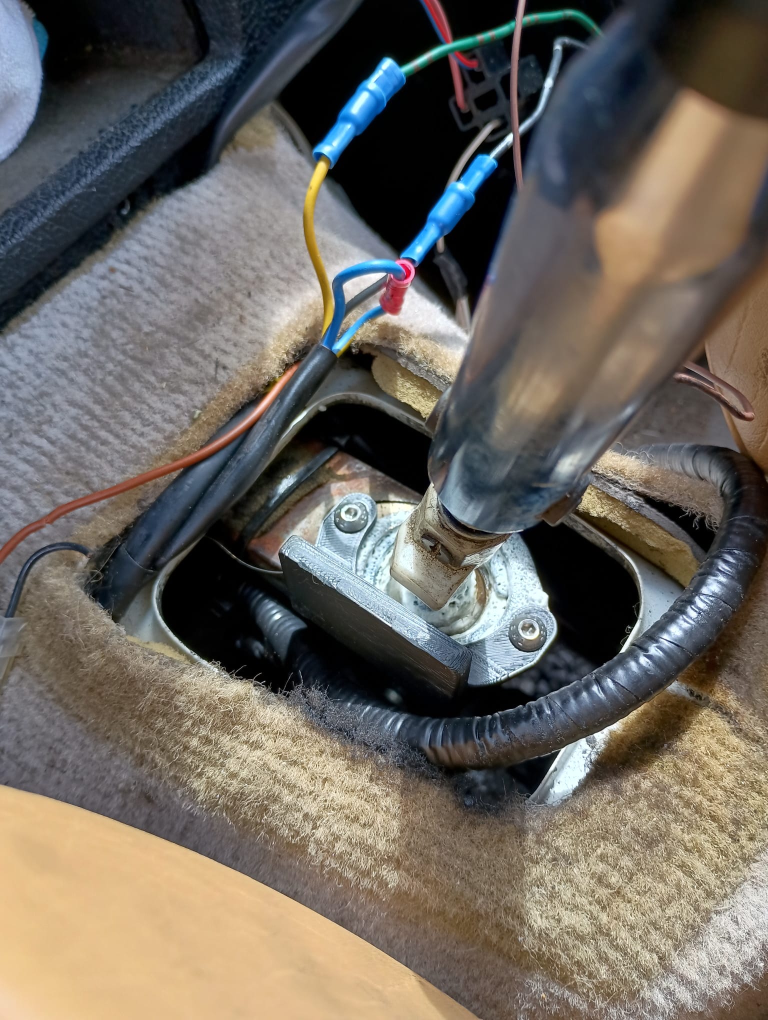 Volvo 240 M46 reverse lock out bracket