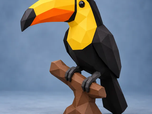 Low Poly Toucan