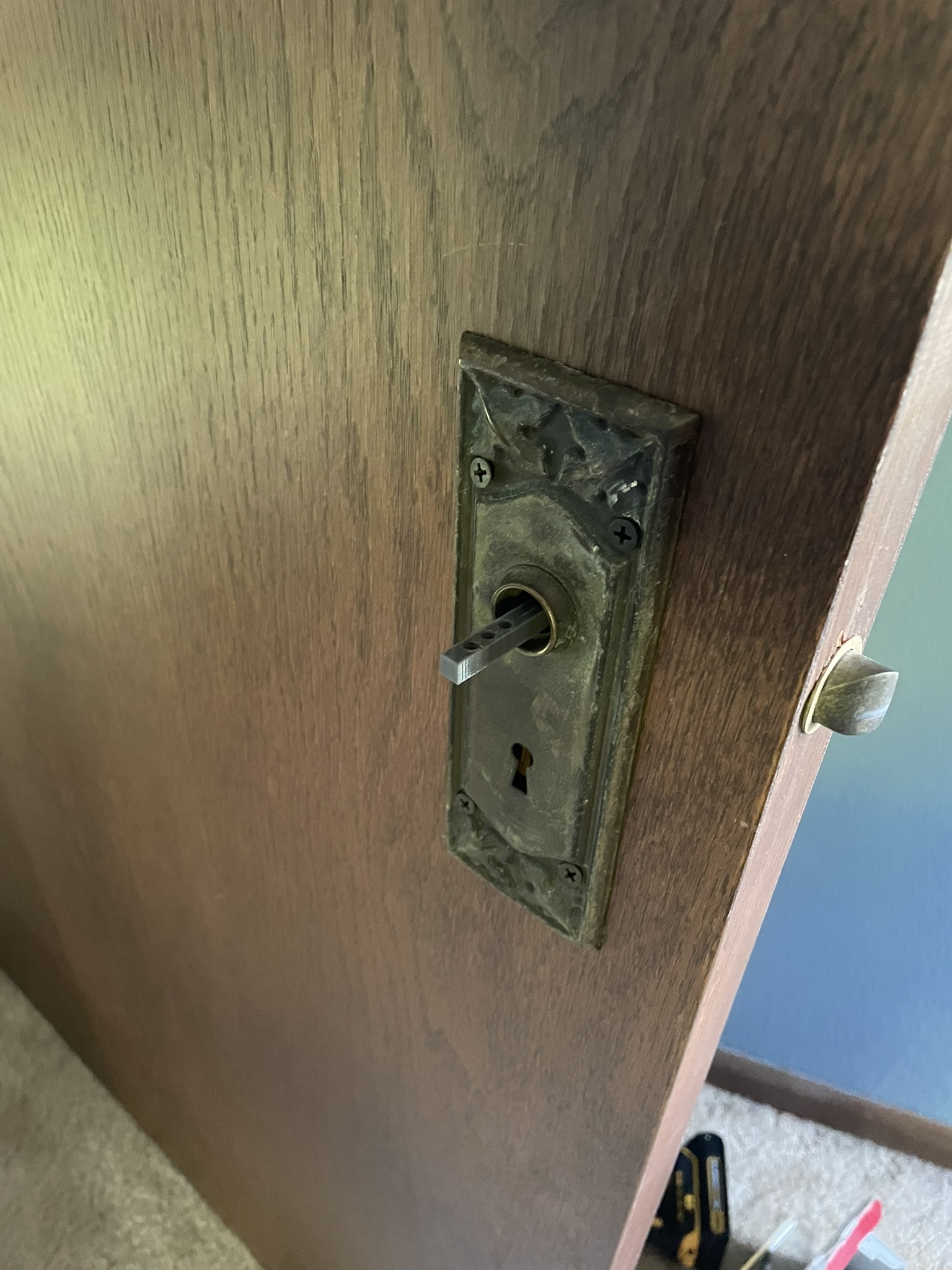 Antique door knob spindle — miniatura 4