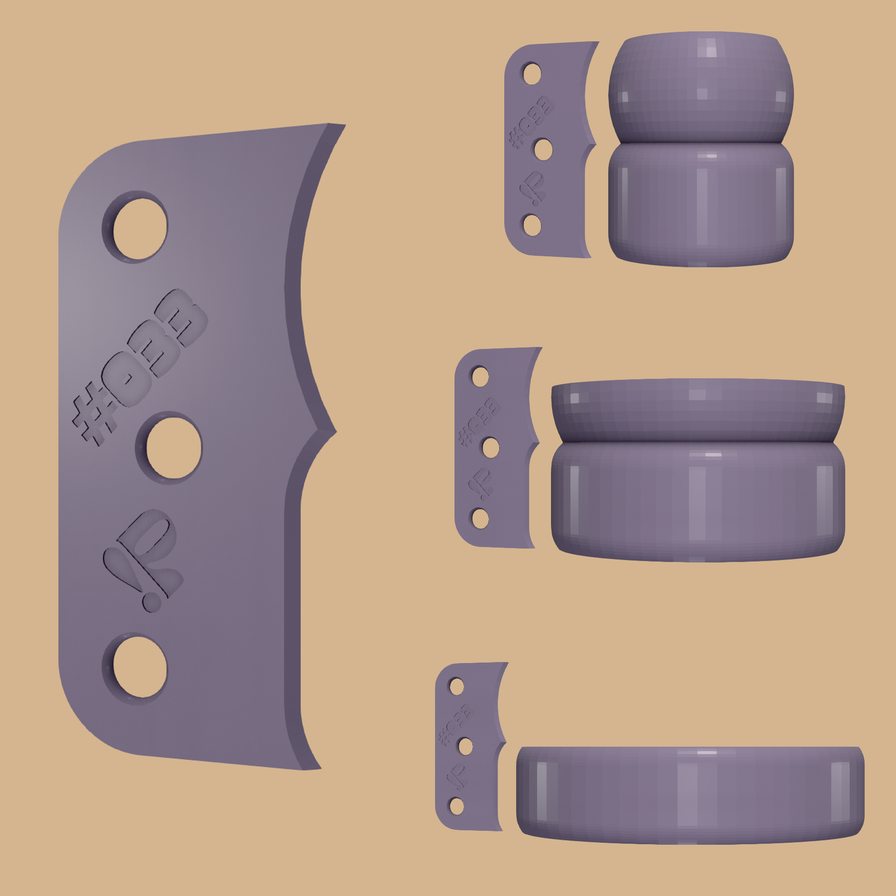 Pottery rib tool #033
