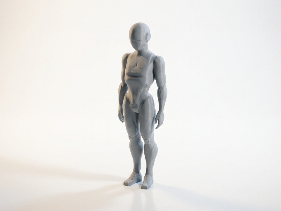 Cyborg Figurine Fantasy Sci-Fi 3D Printable