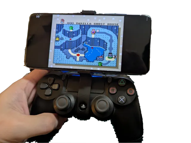 PS4 Dualshock 4 Controller Phone Holder for Google Pixel 7 Pro (caseless)