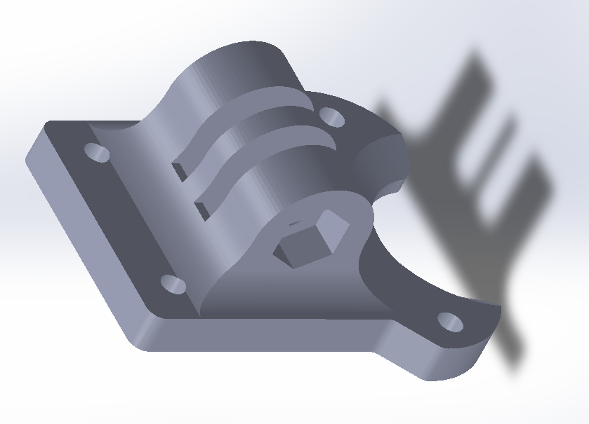 GEPRC Mark 4 Gopro mount for 5 inch fpv drones.