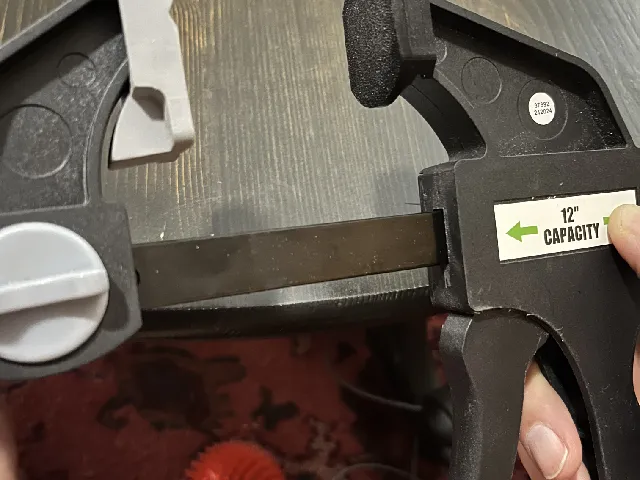 Harbor Freight ratcheting clamp