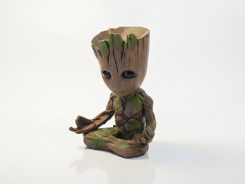 Meditating Groot Figurine Marvel 3D Printable