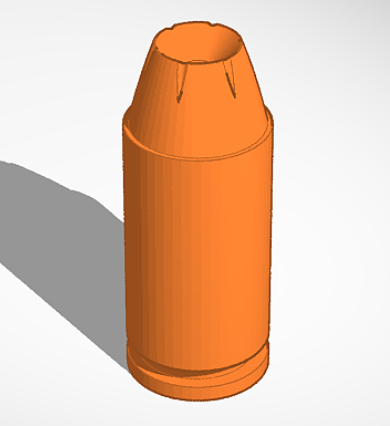 .40 Bullet Model 3D model
