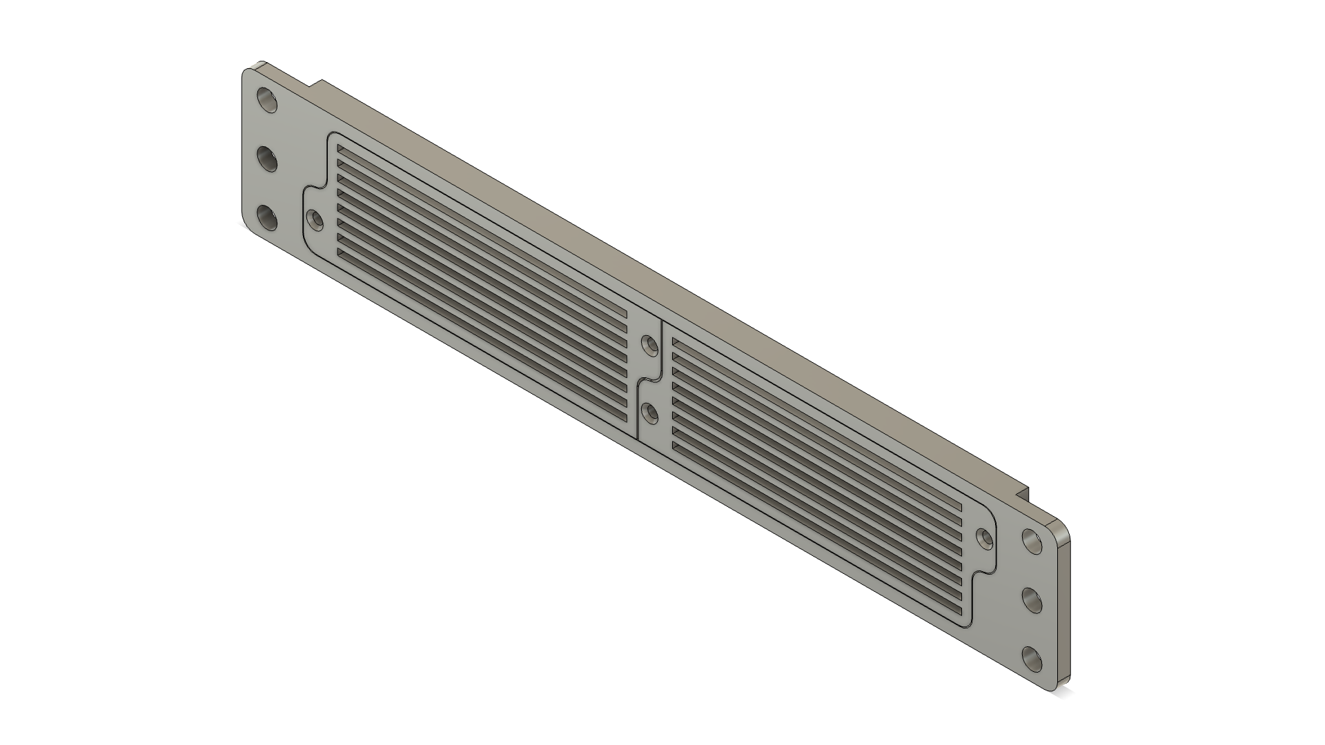 10' Server Rack Panel - 1U - 2P - Blank