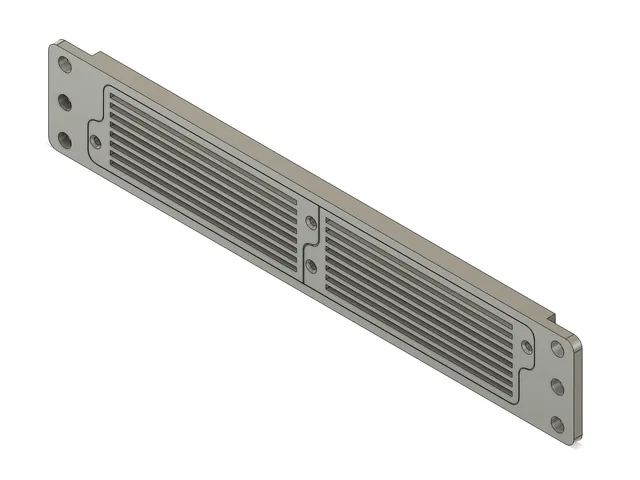 10' Server Rack Panel - 1U - 2P - Blank