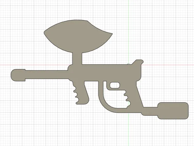Paintball gun logo