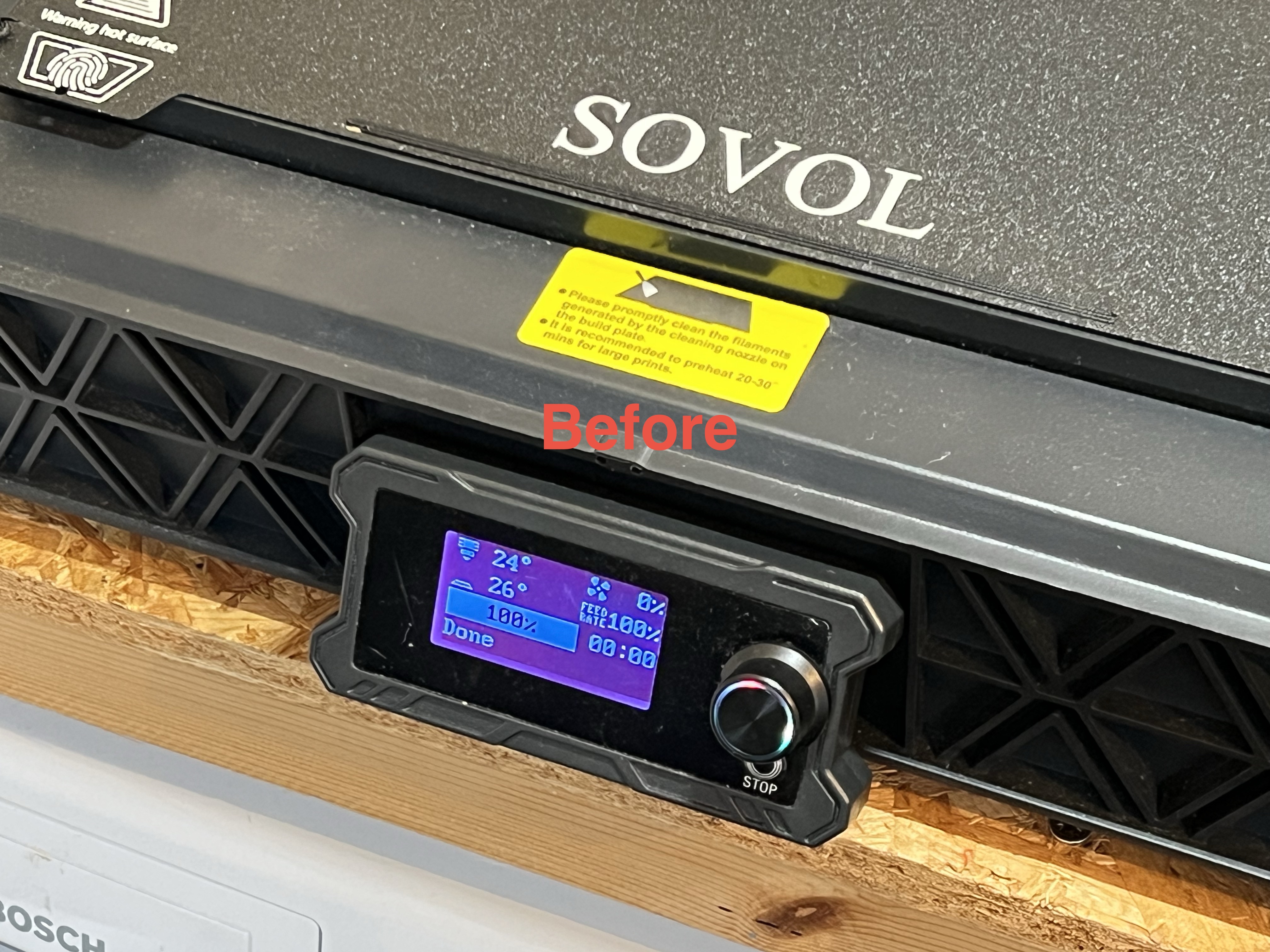 Sovol SV08 Screen Bracket (Updated for enclosure) — thumbnail 2