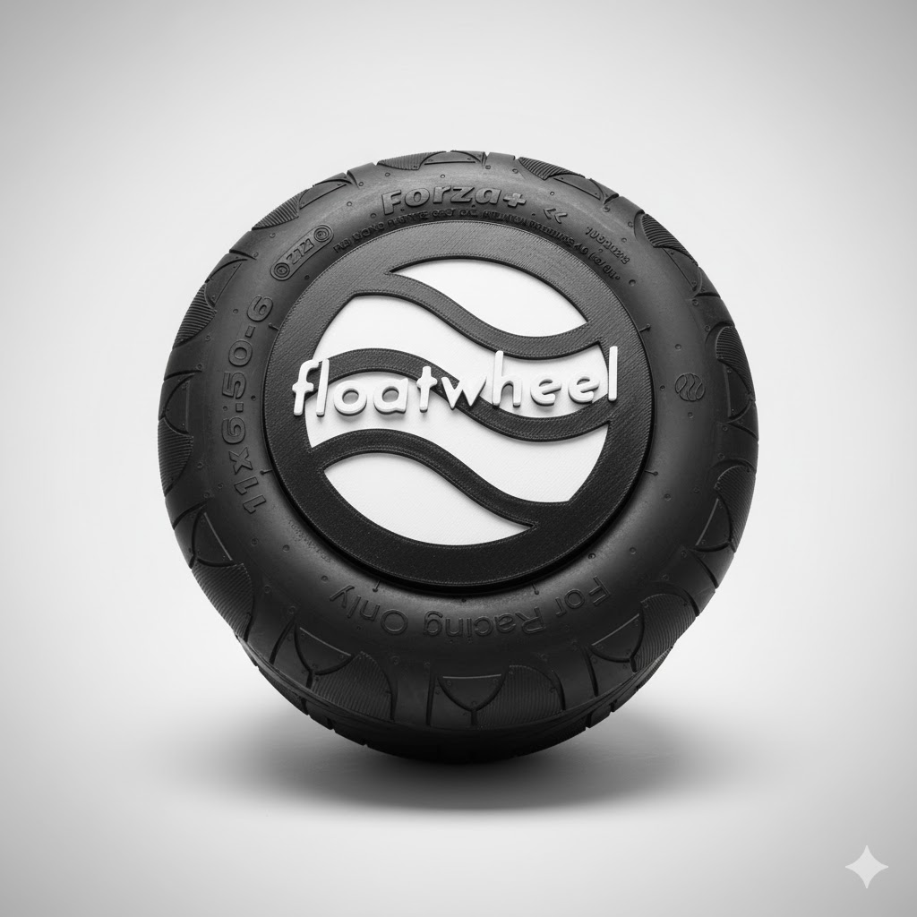 Floatwheel Wall Tire Art