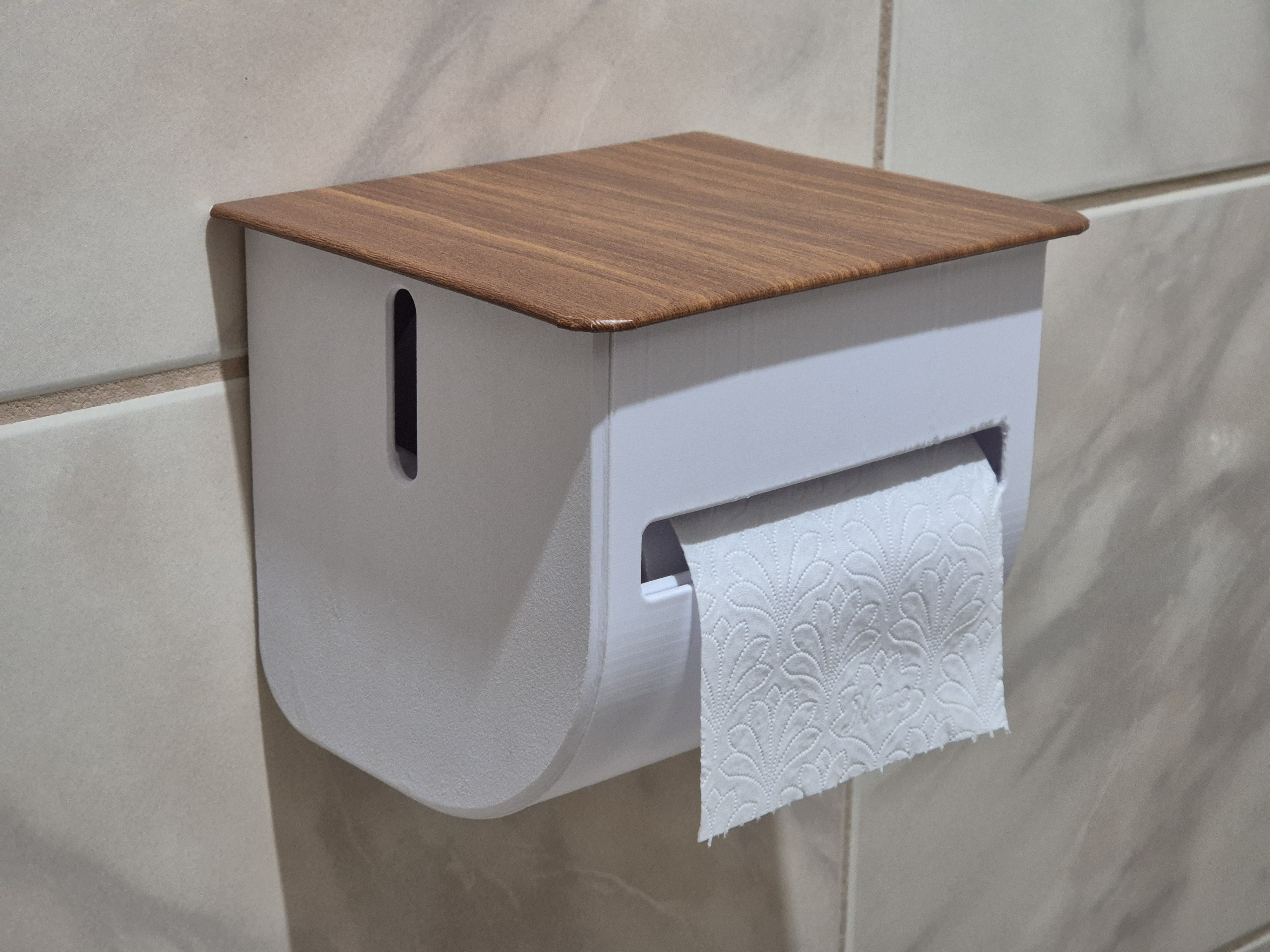 Enclosed Toilet Paper Dispenser