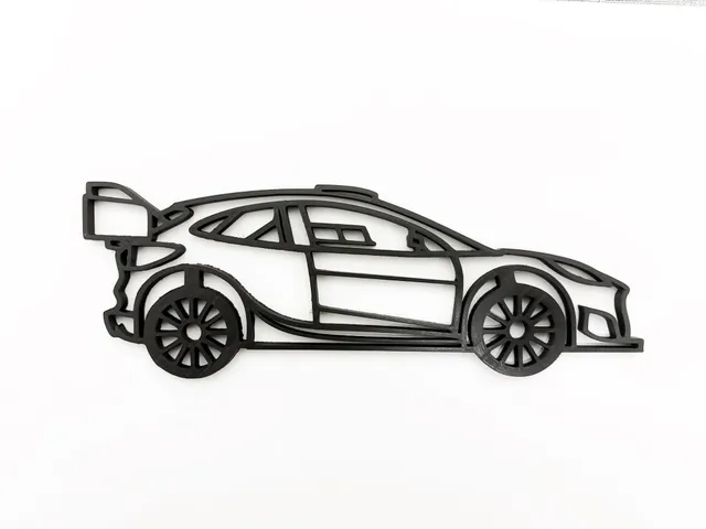 Ford Puma Rally 1 Car Silhouette Outline