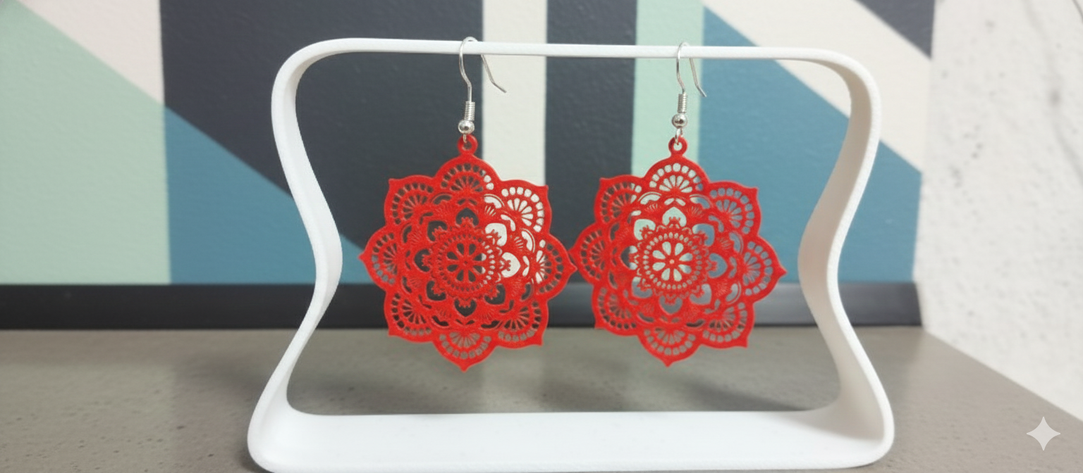 Mandala earrings