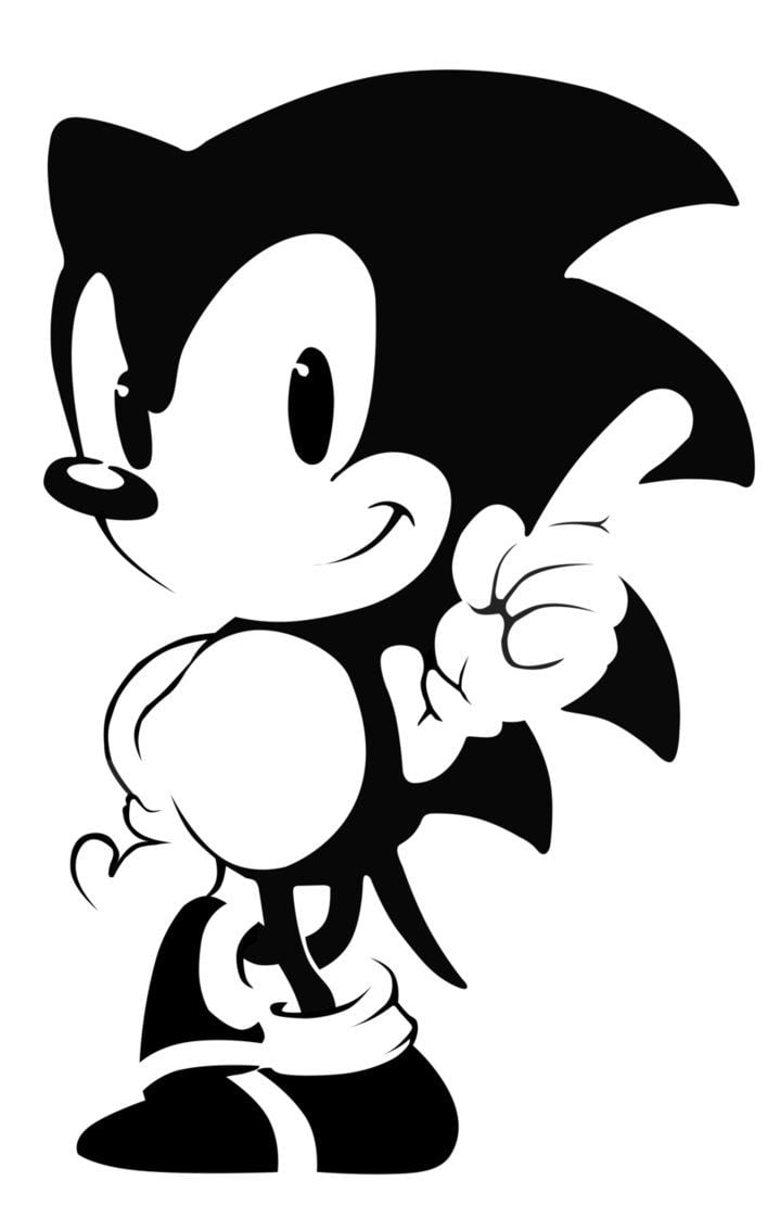 Sonic The Hedgehog Stencil