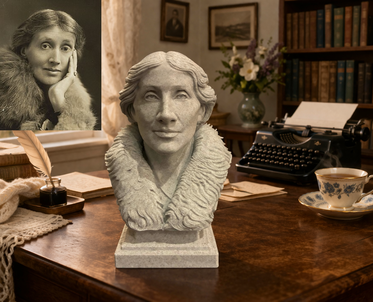 Virginia Woolf (Adeline Virginia Alexandra Stephen) – Bust