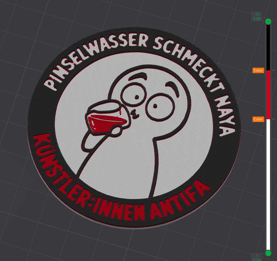 Pinselwasser schmeckt naya - Künstler:innen Antifa