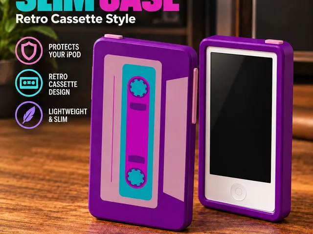 iPod nano 7th Generation Slim Retro Cassette Case