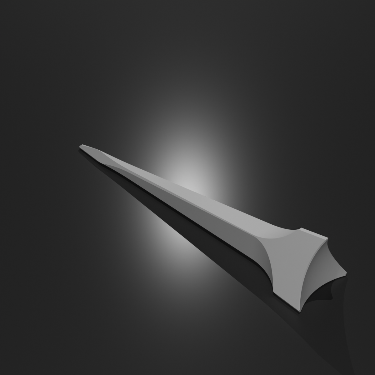 Miniatura 2 do modelo 3D Triangular Golf Tee V2