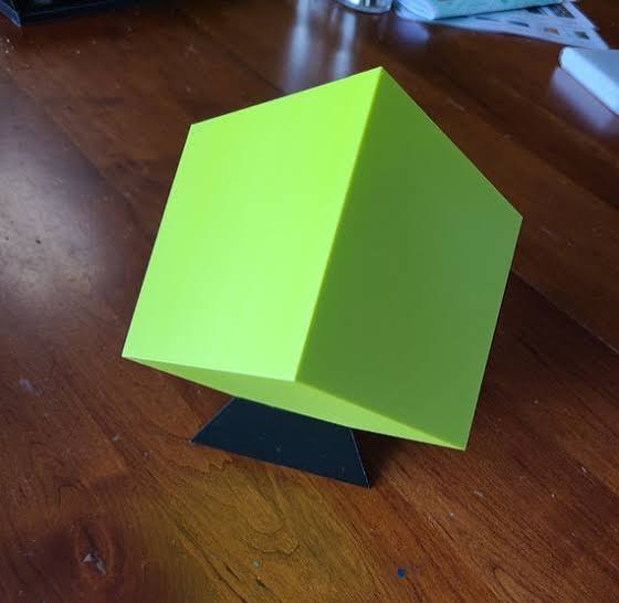 useless cube 2.0 (bigger)             stand not Included
