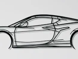 Chevrolet Corvette C8 Wall Art