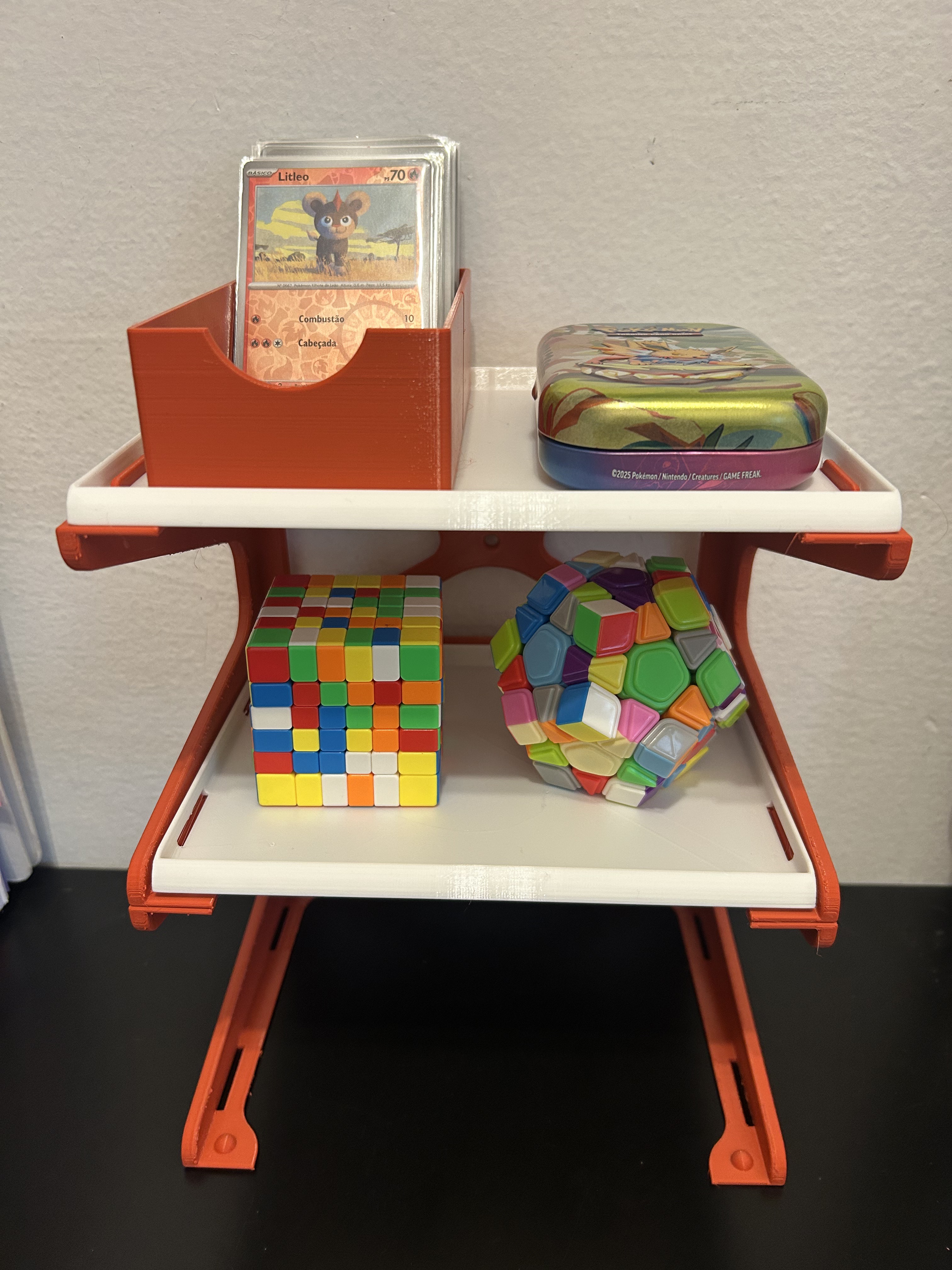 Miniatura 3 do modelo 3D Stackable Shelf Organizer