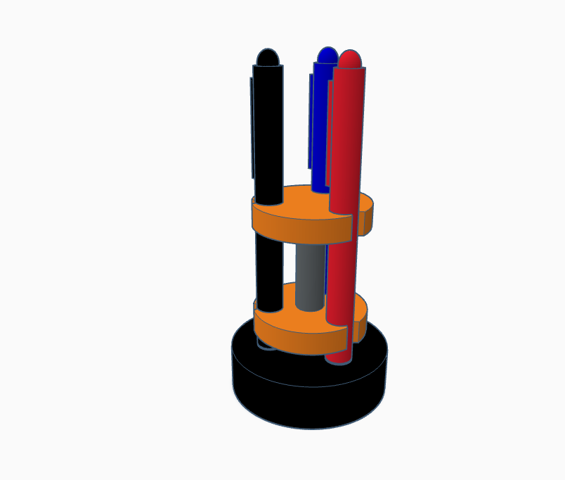 Portable & Desktop Stand for 3 Pilot FriXion Clicker Pens