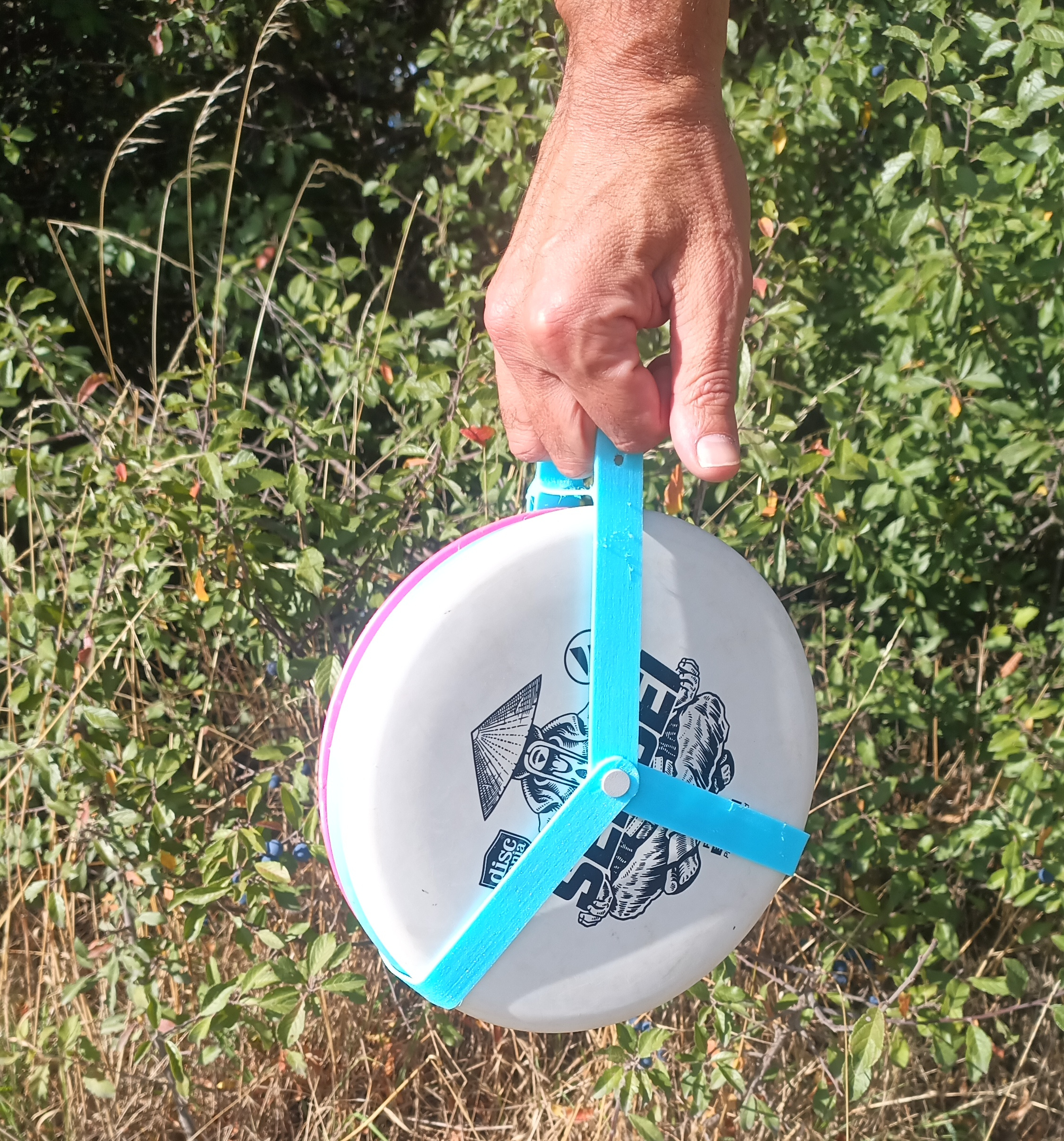 Beginner Disc Golf Triple Disc Carrier
