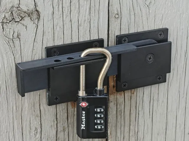 Flip Gate Latch with Padlock Hole (Adjustable)