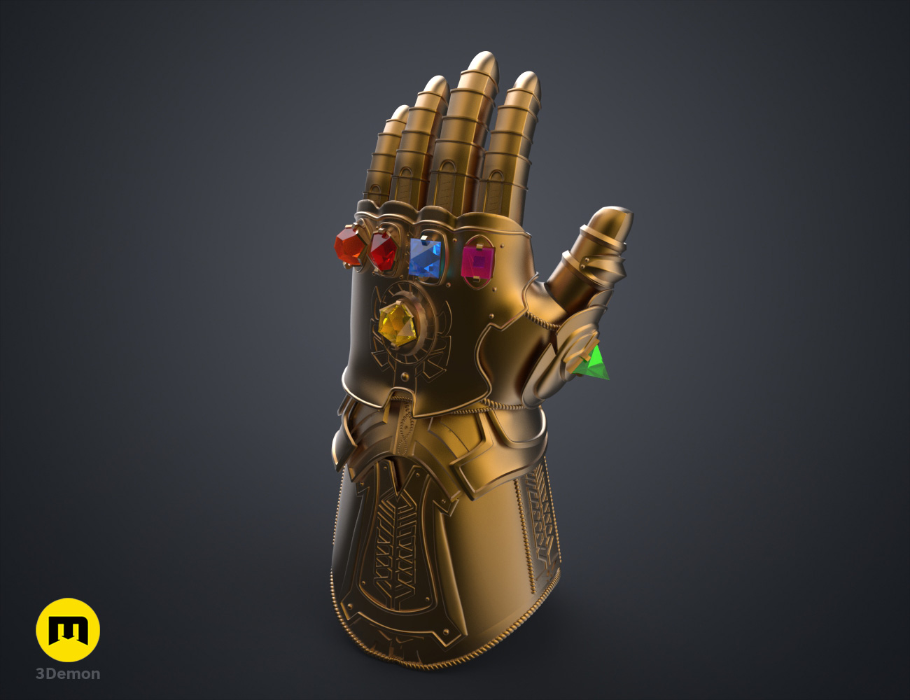 The Infinity Gauntlet – Wearable DnD Dice Holder — miniatura 11