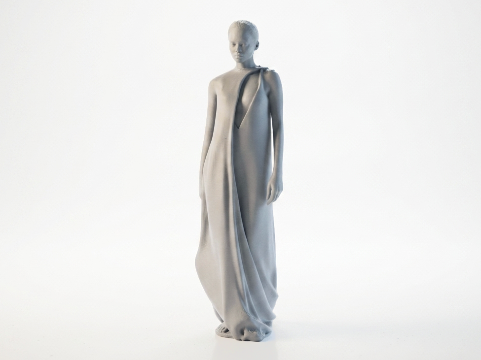 Stylish Lady Gown Figurine Female Figure 3D Printable