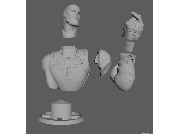 Miniatura 6 do modelo 3D Thanos with love