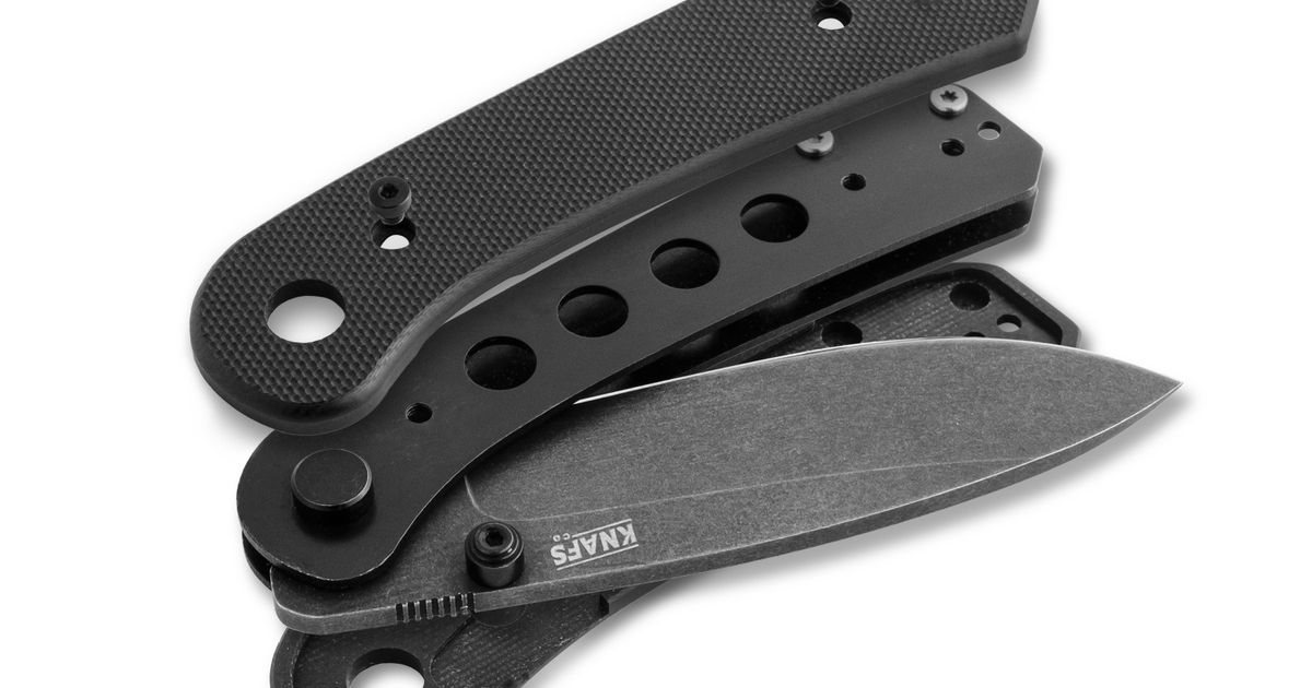 Knafs Lander Pocket Knife Scales by Ben Banters Download free STL