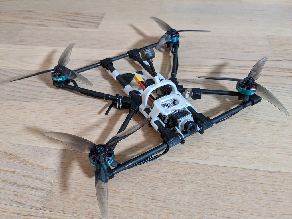 Tubular 5inch Freestyle frame - superlight and superstiff - build it at home - no CNC needed