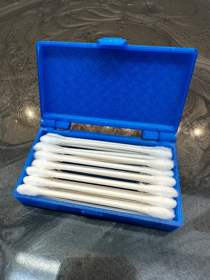 Qtips - Cotton swabs travel box by FCUK, Download free STL model
