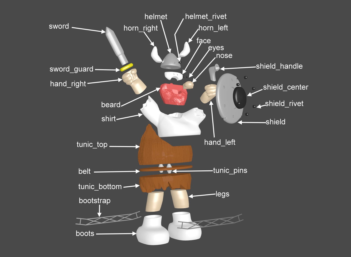 Hagar the Horrible by reddadsteve Download free STL model