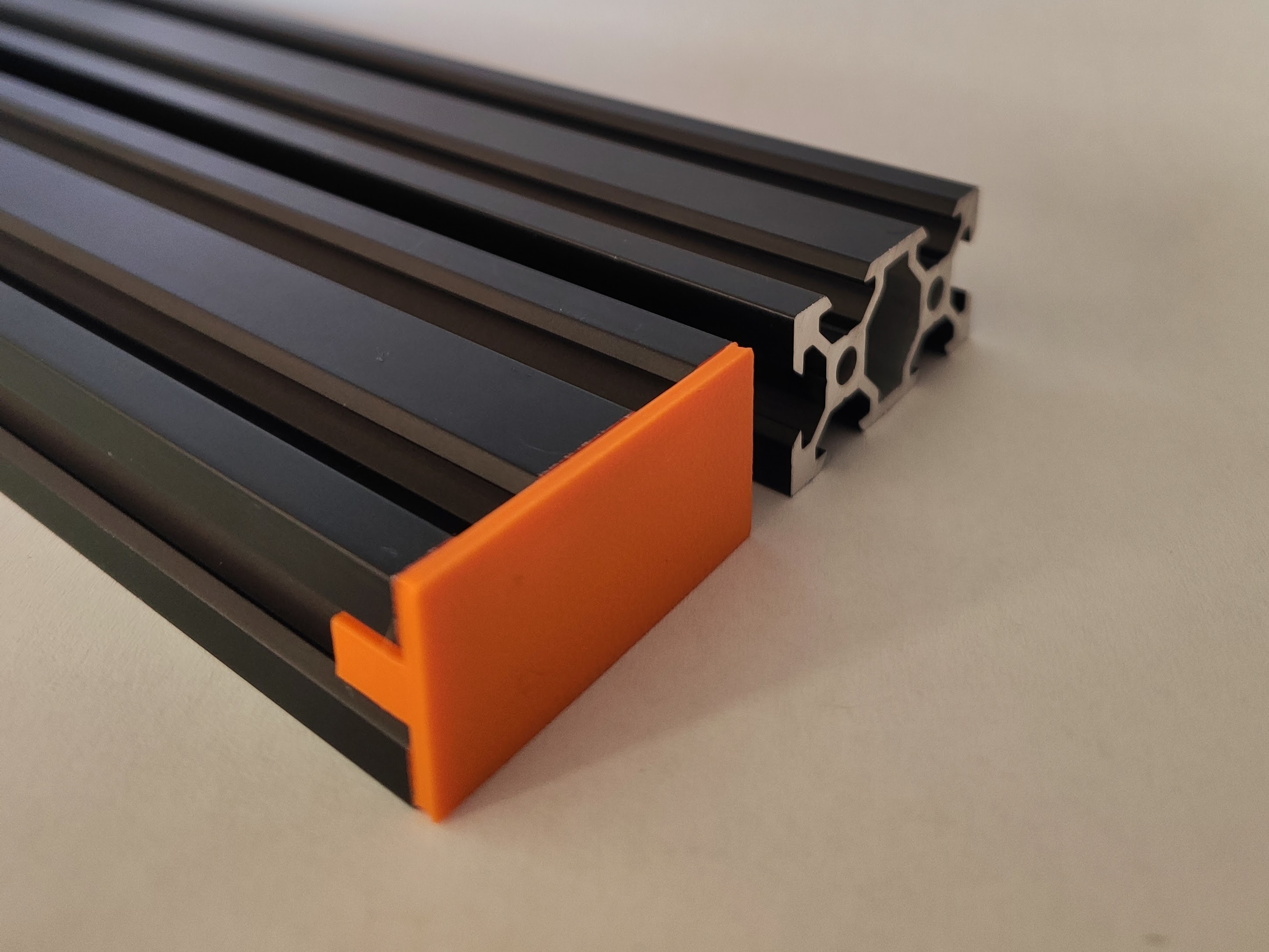 V-Slot 2040 Open-Side End Cap (3-Slot Fit)