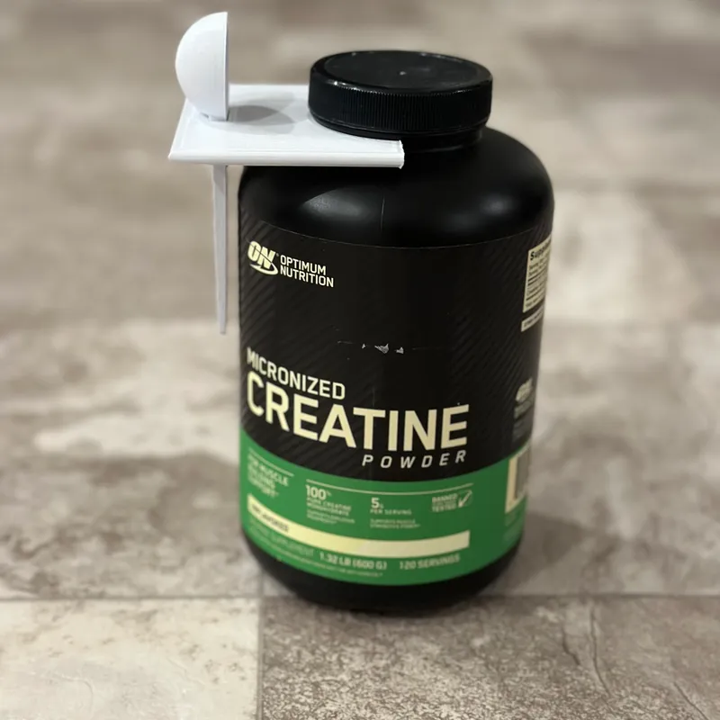 Free STL file 5g / 1.3 tsp scoop / creatine scoop 🔧・3D print