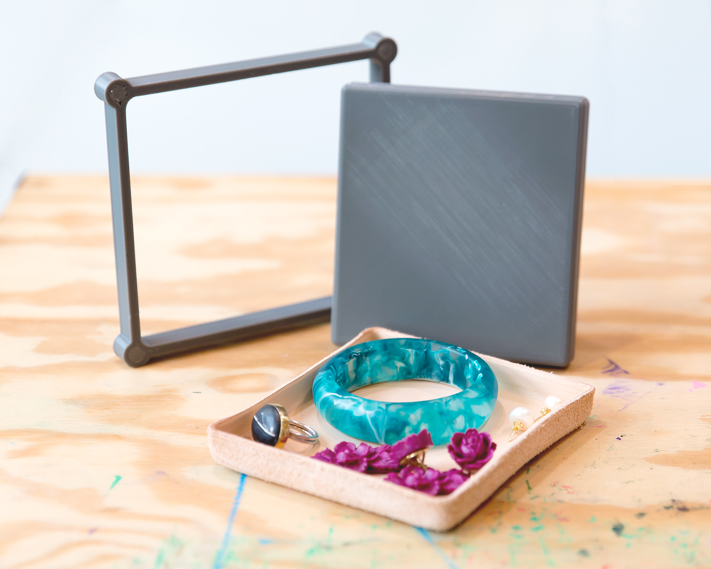 tutorial: molded leather valet tray with 3D printed mold