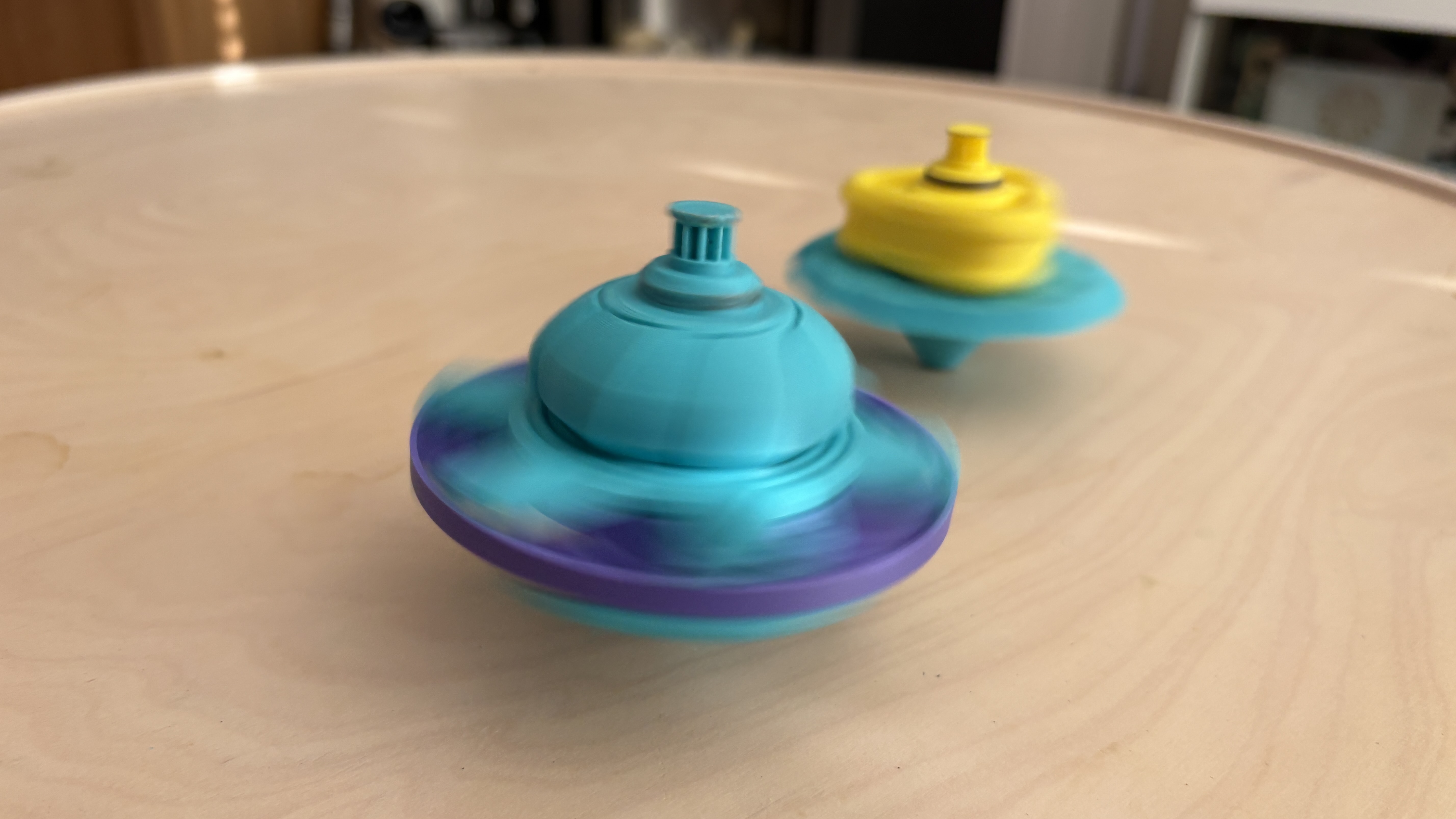 Miniatura 1 do modelo 3D Triptych Battle Tops - A hotswappable battle top system