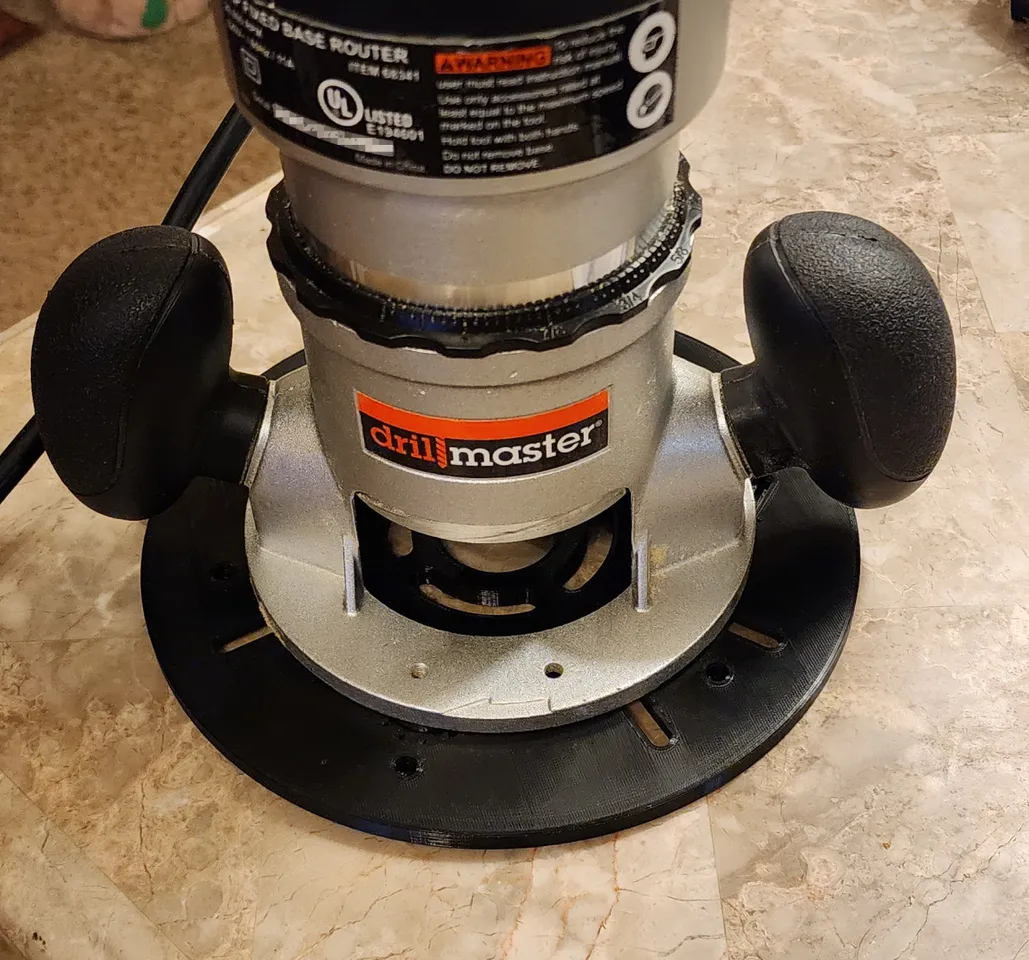 Drill master deals fixed base router