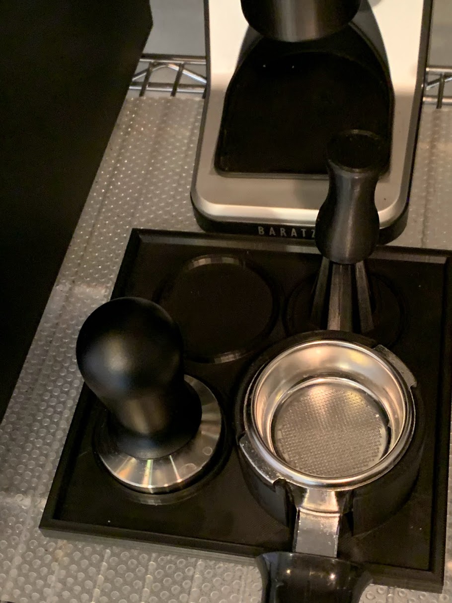 Espresso taming station 58mm 3D model thumbnail