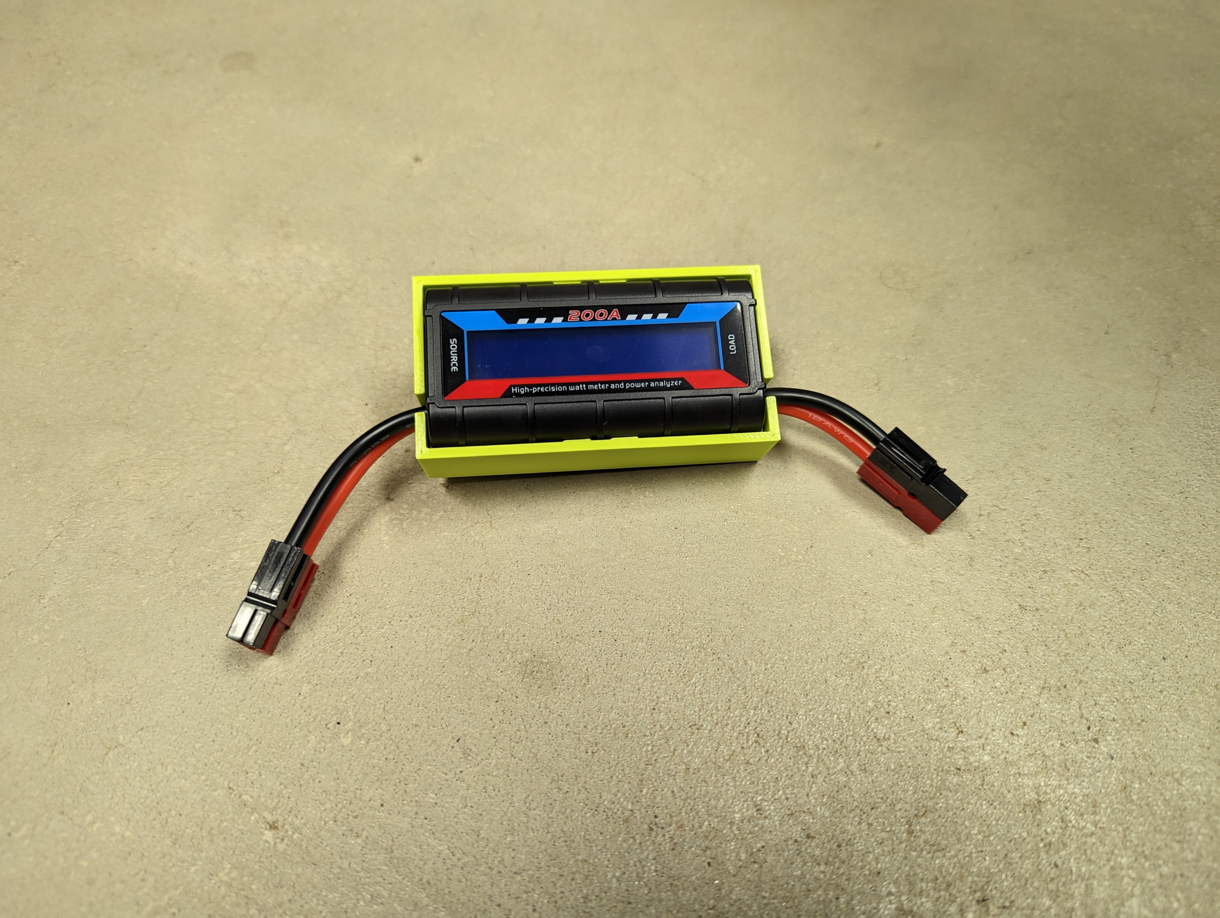 Watt meter mount