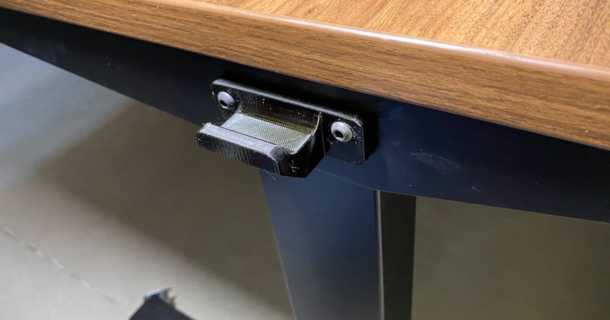 Uplift V2 Standing Desk Hook by kjhazelwood Download free STL model