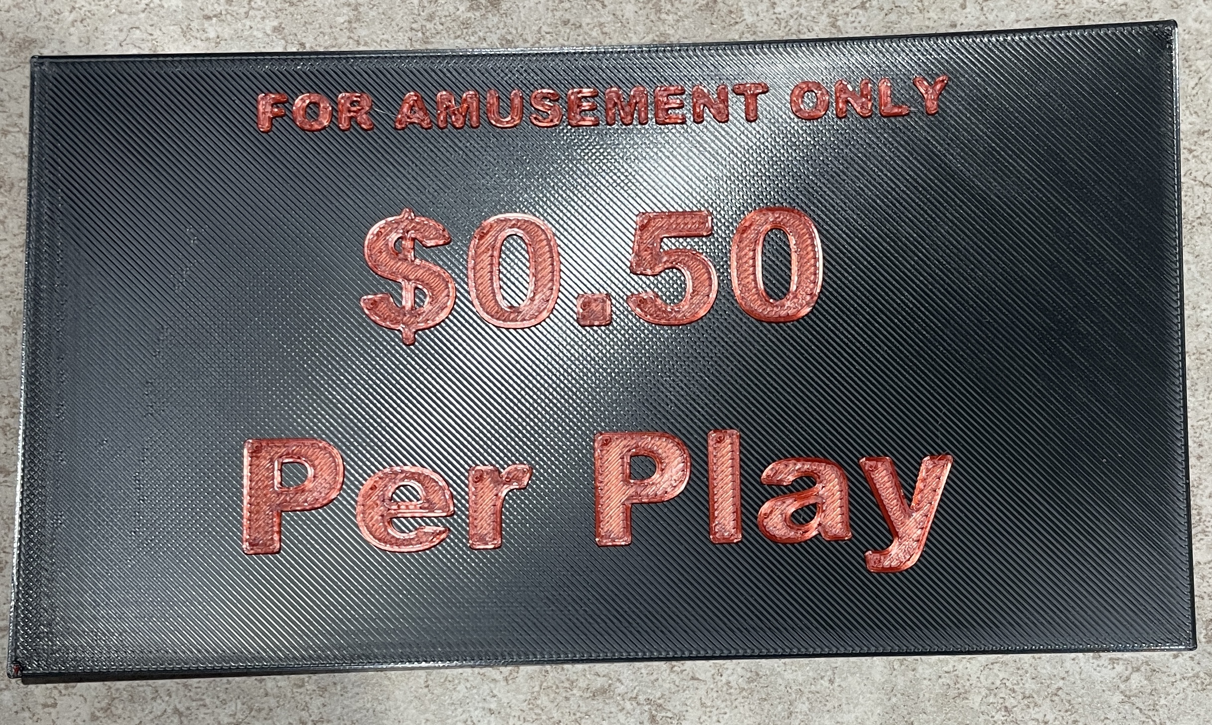 Williams 0.50 Apron Card