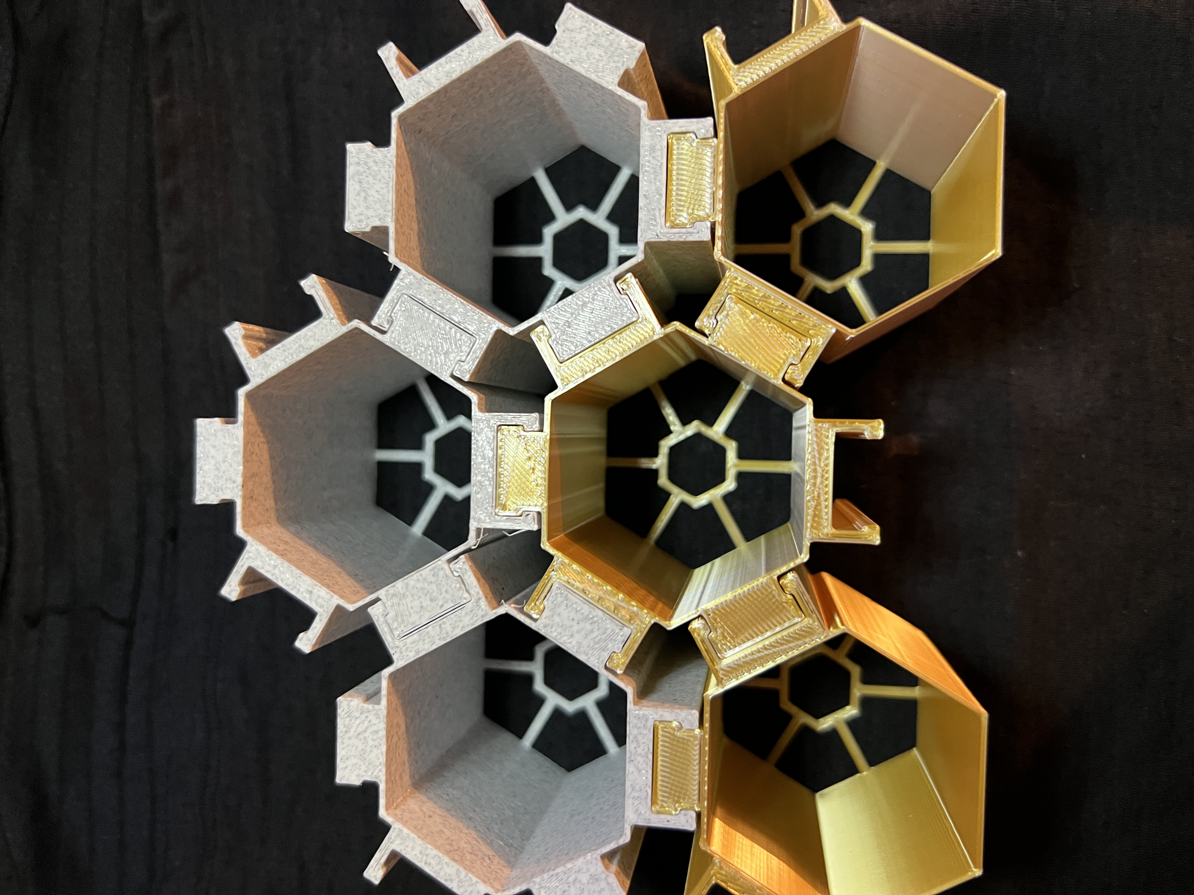 Slide Together Hexagon Drawers