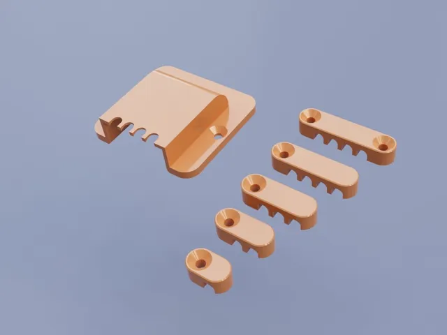 Ethernet Cable Clips and Wall Cover