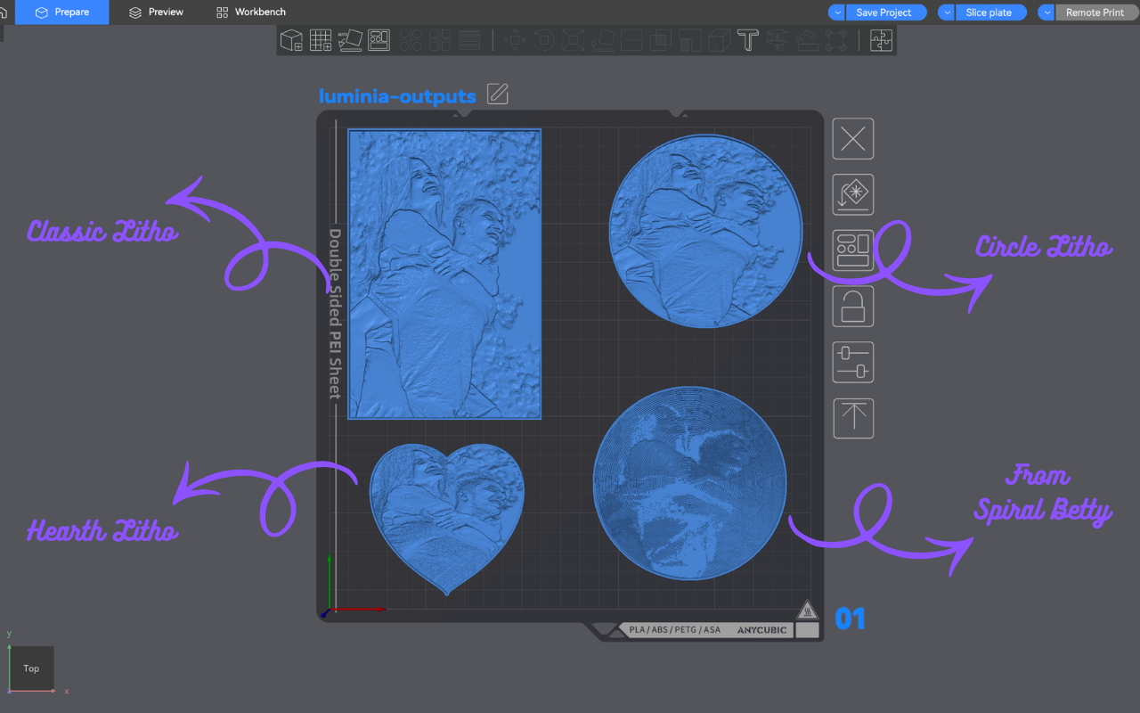 Lumina: The Ultimate Lithophane & Spiral Art Generator